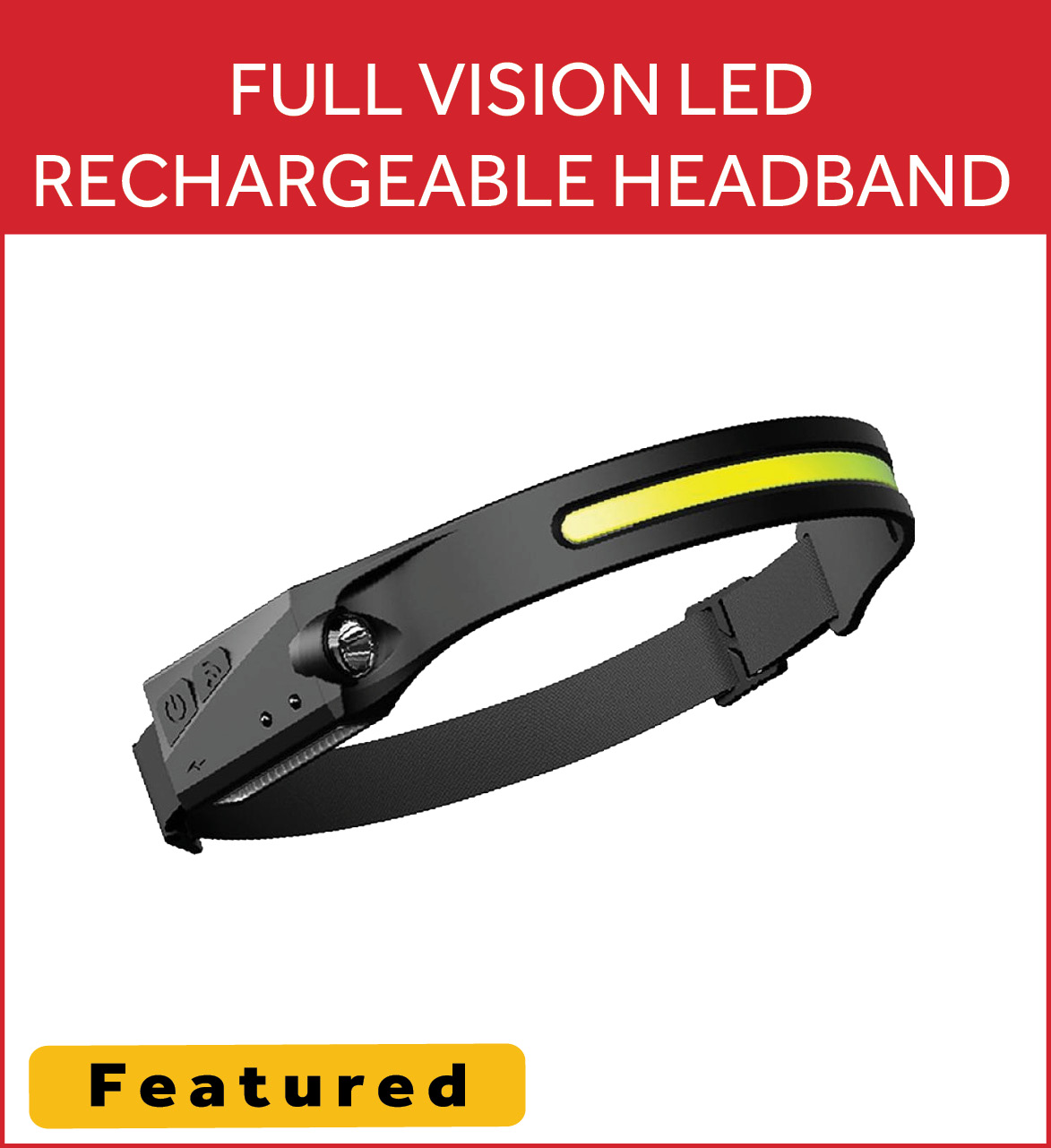 Full vision LED Headband